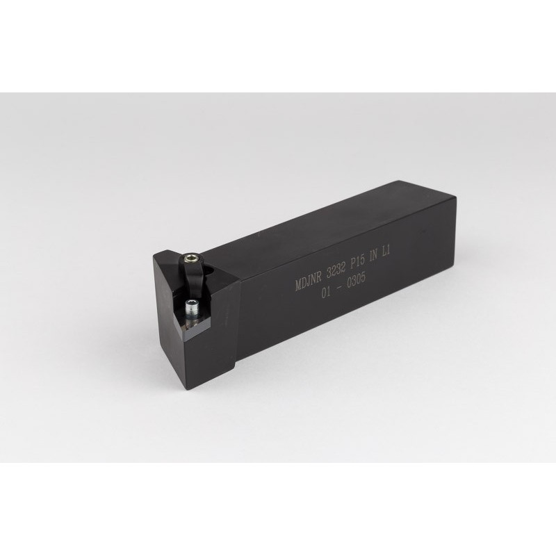 MDJNR3232-P15, 32mm Square Steel Shank External (OD) Turning Tool, Right-Hand, Multi-Lock