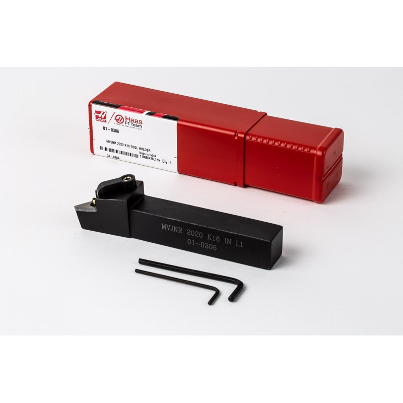 MVJNR2020-K16, 20mm Square Steel Shank External (OD) Turning Tool, Right-Hand, Multi-Lock