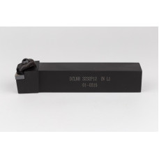 DCLNR3232-P12, 32mm Square Steel Shank External (OD) Turning Tool, Right-Hand, Double Clamp-Lock