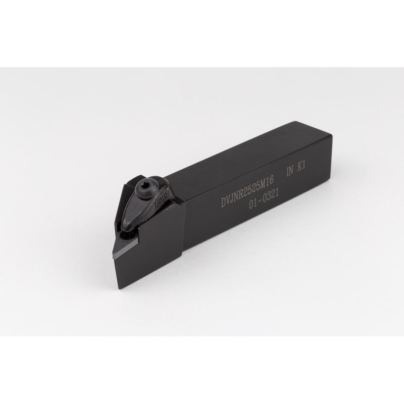 DVJNR2525-M16, 25-міліметровий токарний інструмент із зовнішнім (OD) квадратним сталевим хвостовиком, правий, подвійний затискний фіксатор