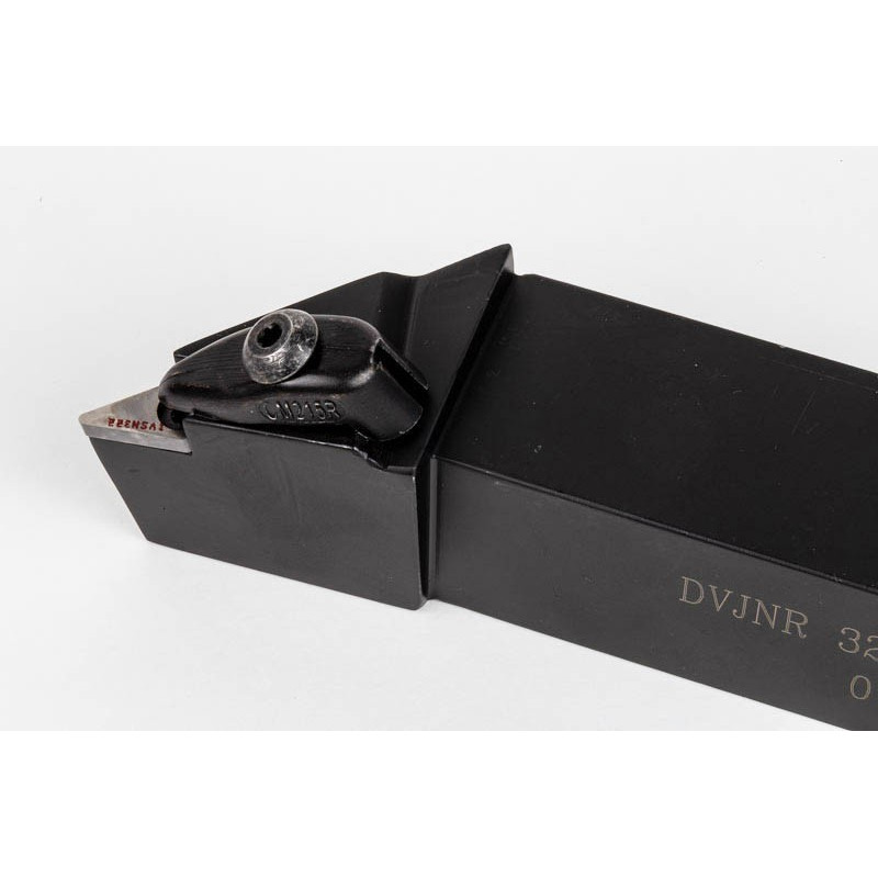 DVJNR3232-P16, 32-міліметровий токарний інструмент із зовнішнім (OD) квадратним сталевим хвостовиком, правий, подвійний затискний фіксатор