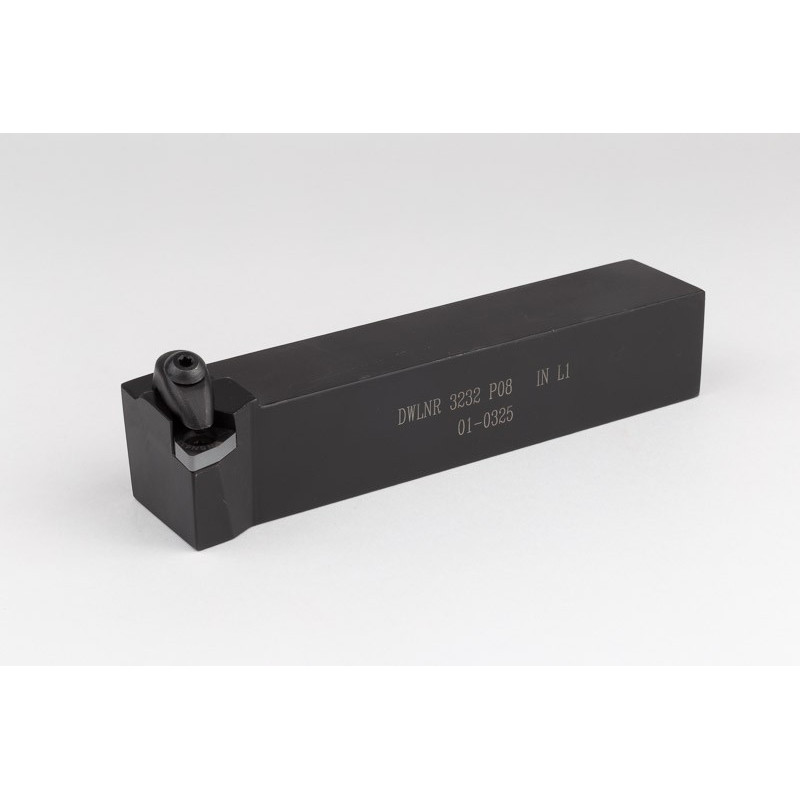 DWLNR3232-P08, 32-міліметровий токарний інструмент із зовнішнім (OD) квадратним сталевим хвостовиком, правий, подвійний затискний фіксатор