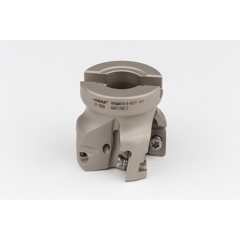 HPSM, 40mm Ø Shell Mill, 16mm Pilot Bore x 90° Lead Angle, 4 Flute, Positive/Positive Geometry, TSC