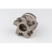 HPSM, 50mm Ø Shell Mill, 22mm Pilot Bore x 90° Lead Angle, 5 Flute, Positive/Positive Geometry, TSC