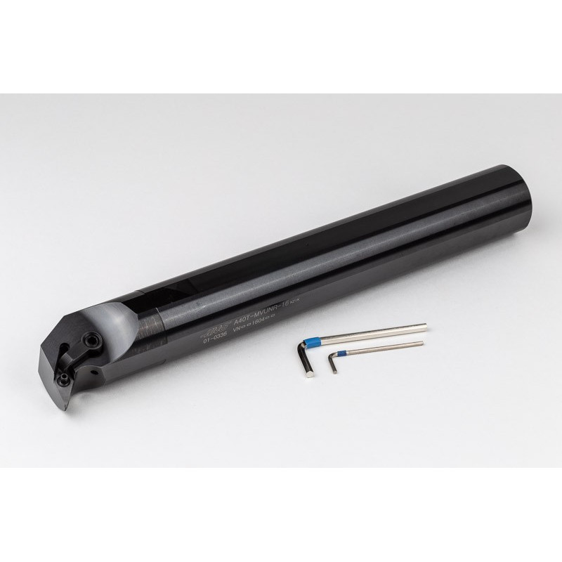 A40T-MVUNR-16, 40mm Ø Steel Shank Internal (ID) Boring Bar, Right-Hand, Multi-Lock, Through-Tool Coolant