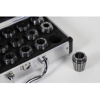 18-Piece, ER32 Straight Bore Collet Set, 3mm - 20mm