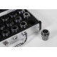 18-Piece, ER32 Straight Bore Collet Set, 3mm - 20mm