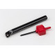 A10H-SCLCR-06, 10mm Ø Steel Shank Internal (ID) Boring Bar, Right-Hand, Screw-Lock, Through-Tool Coolant