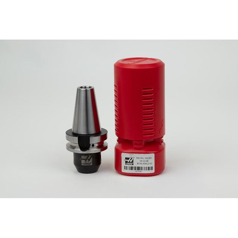 BT40 12mm End Mill Holder x 63mm Gage Length, TSC