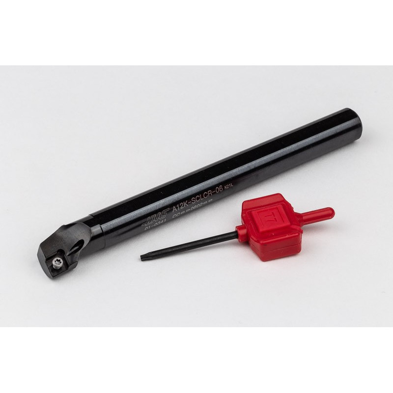 A12K-SCLCR-06, 12mm Ø Steel Shank Internal (ID) Boring Bar, Right-Hand, Screw-Lock, Through-Tool Coolant