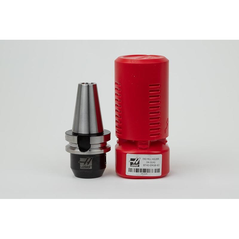 BT40 18mm End Mill Holder x 63mm Gage Length, TSC