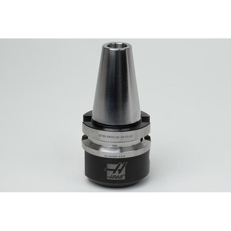 BT40 25mm End Mill Holder x 60mm Gage Length, TSC