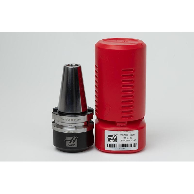 BT40 25mm End Mill Holder x 60mm Gage Length, TSC