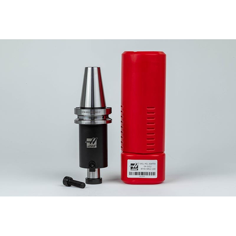 BT40 Shell Mill Holder, 22mm Pilot Diameter x 100mm Gage Length, TSC