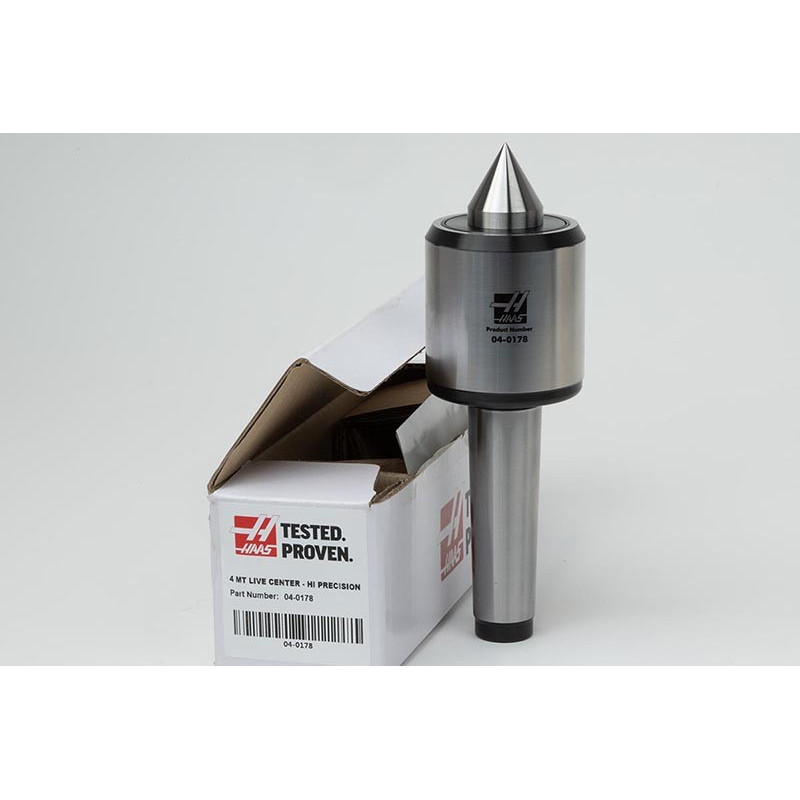 4MT #4 Morse Taper Live Center, High Precision