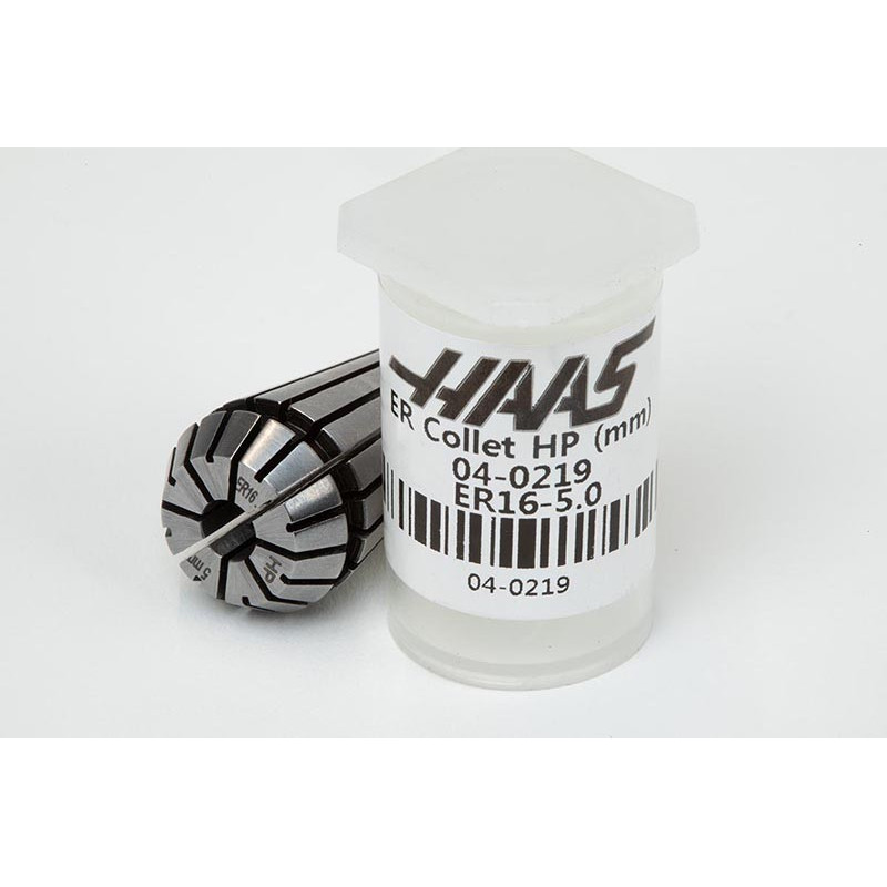 ER16 5mm Straight-Bore Collet, 5 - 4mm Clamping Range
