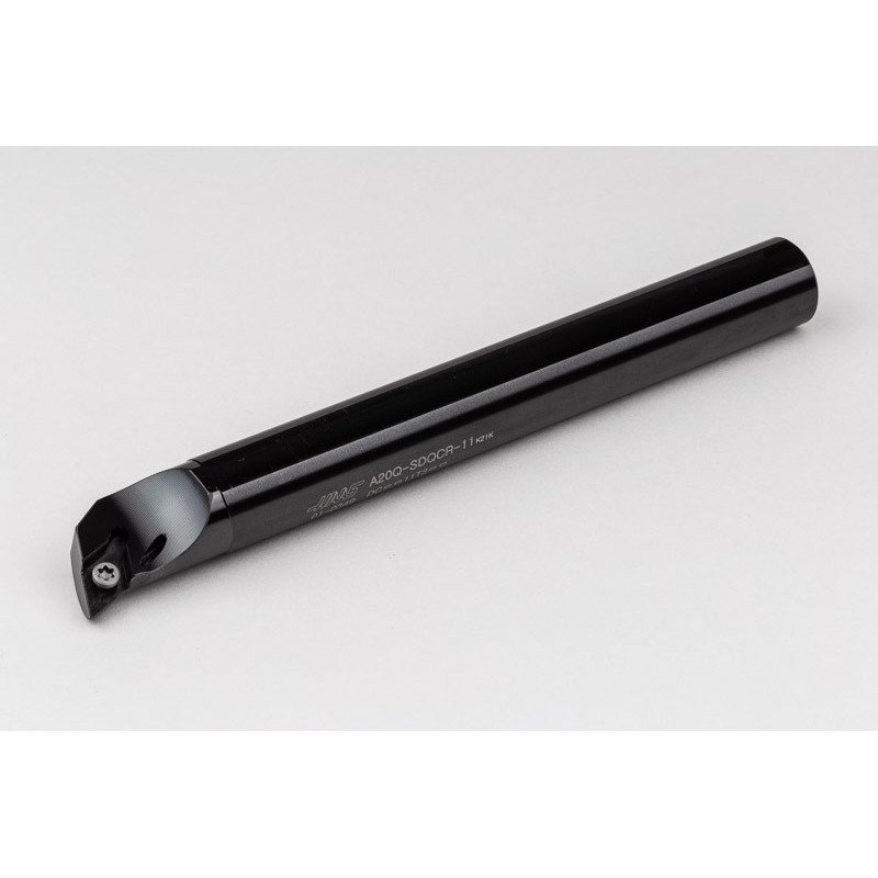 A20Q-SDQCR-11, 20mm Ø Steel Shank Internal (ID) Boring Bar, Right-Hand, Screw-Lock, Through-Tool Coolant