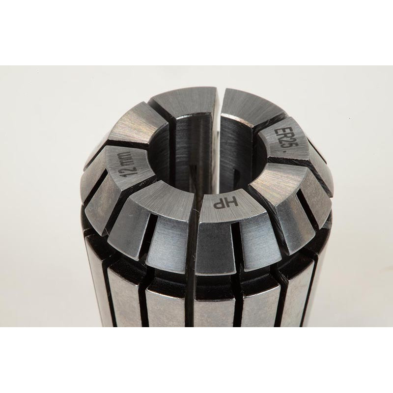 ER25 12mm Straight-Bore Collet, 12 - 11mm Clamping Range
