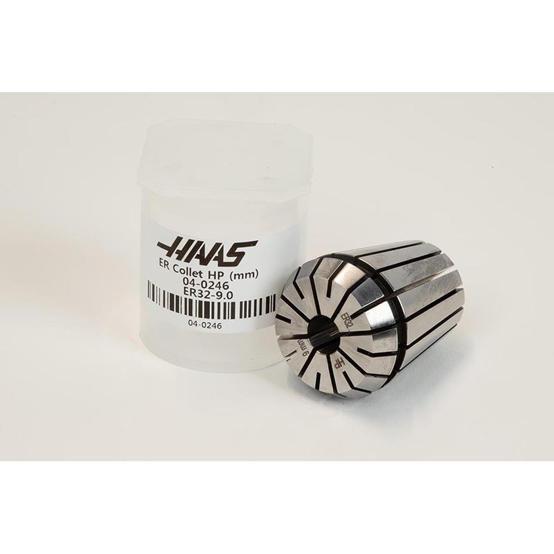 ER32 9mm Straight-Bore Collet, 9 - 8mm Clamping Range