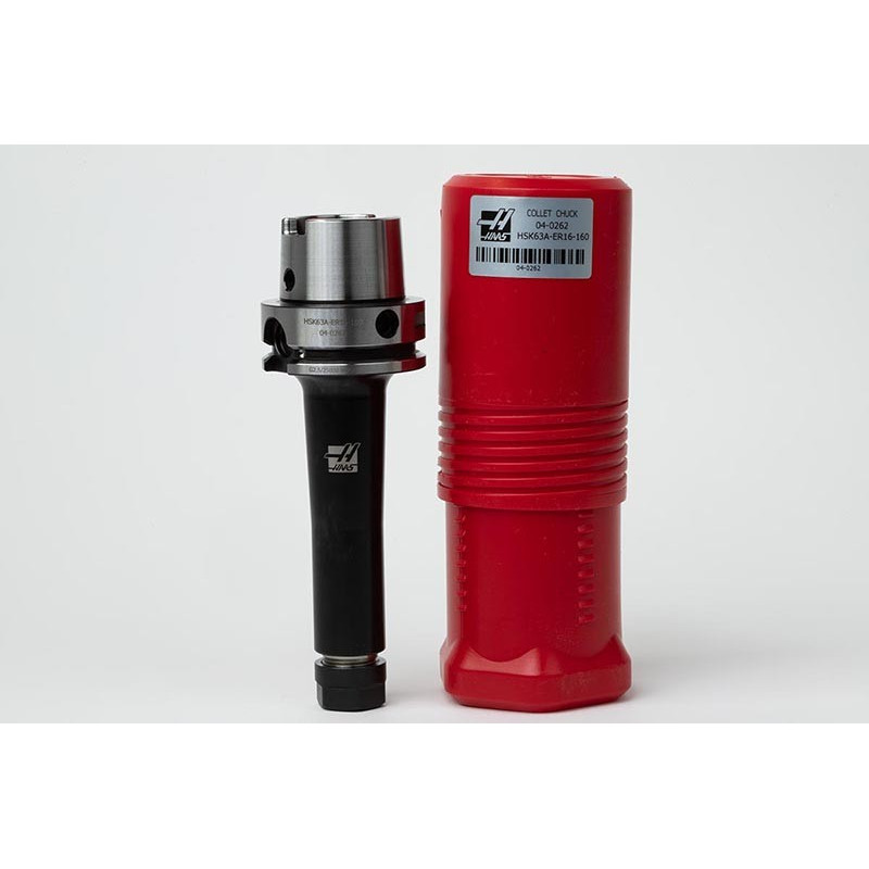 HSK63A ER16 Collet Chuck x 160mm Gage Length, TSC