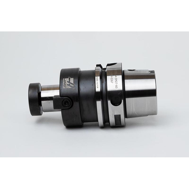 HSK63A Shell Mill Holder, 27mm Pilot Diameter x 60mm Gage Length, TSC