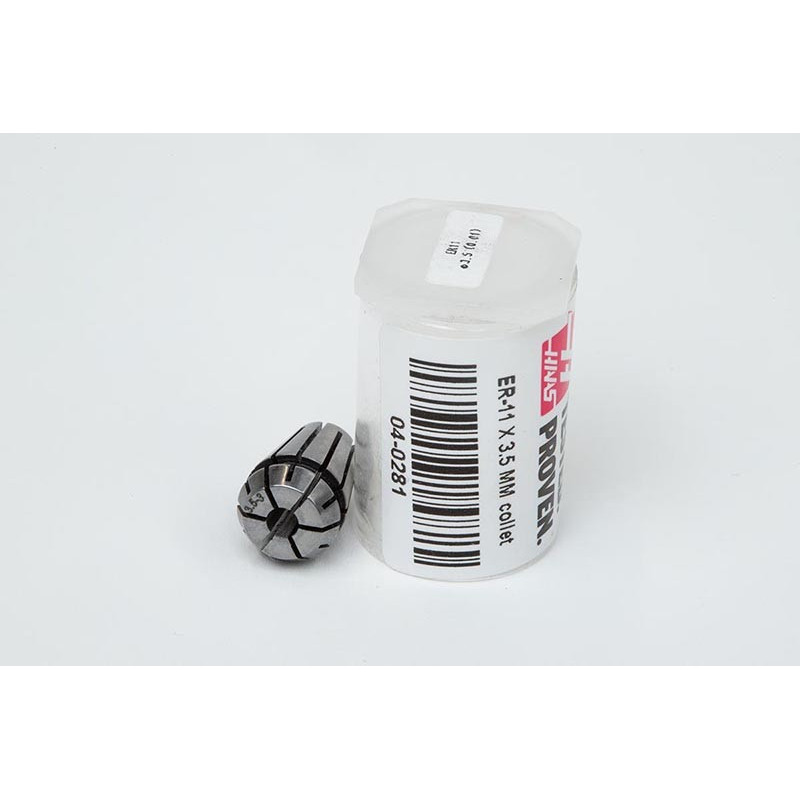 ER11 3.5mm Straight-Bore Collet, 3.5 - 3mm Clamping Range