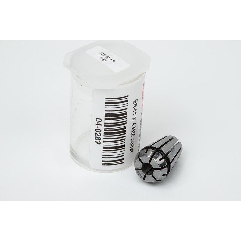 ER11 4mm Straight-Bore Collet, 4 - 3.5mm Clamping Range
