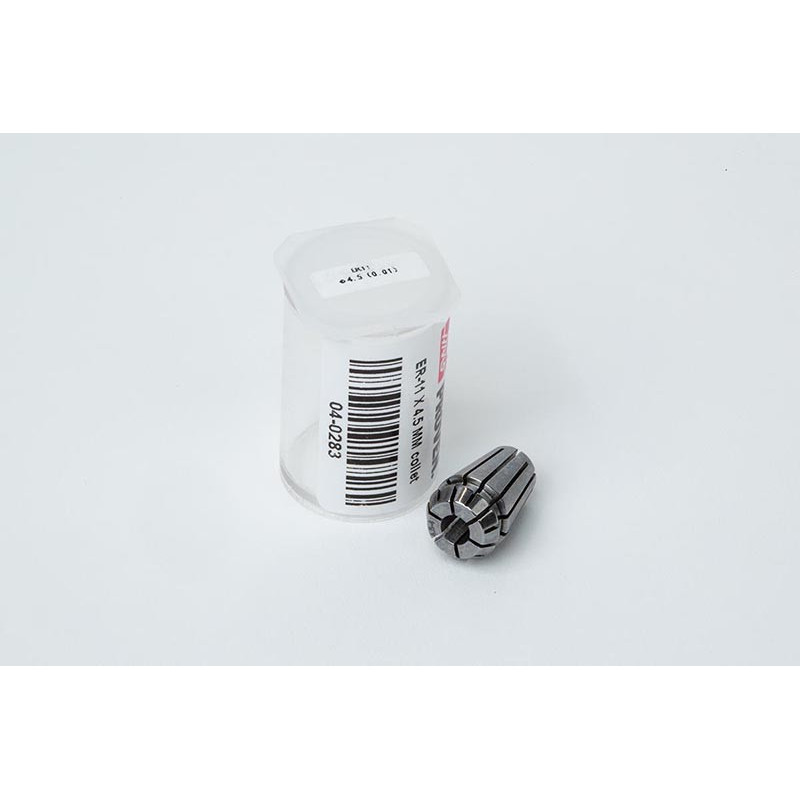 ER11 4.5mm Straight-Bore Collet, 4.5 - 4mm Clamping Range