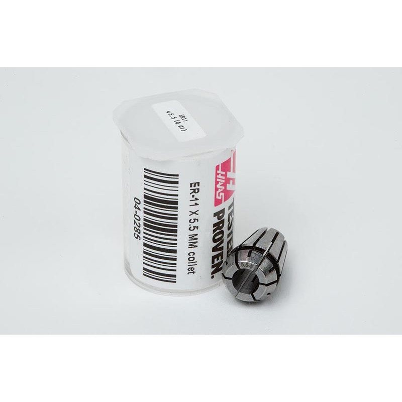 ER11 5.5mm Straight-Bore Collet, 5.5 - 5mm Clamping Range