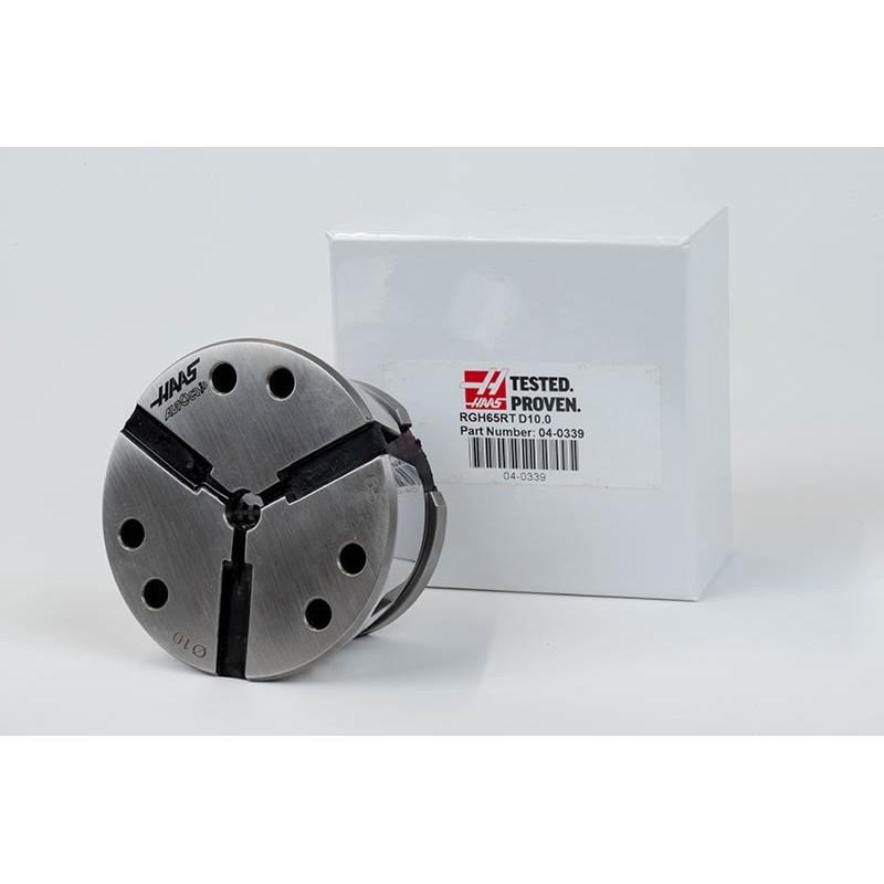 HRG-65RT, 10mm Serrated Round Quick-Change Collet