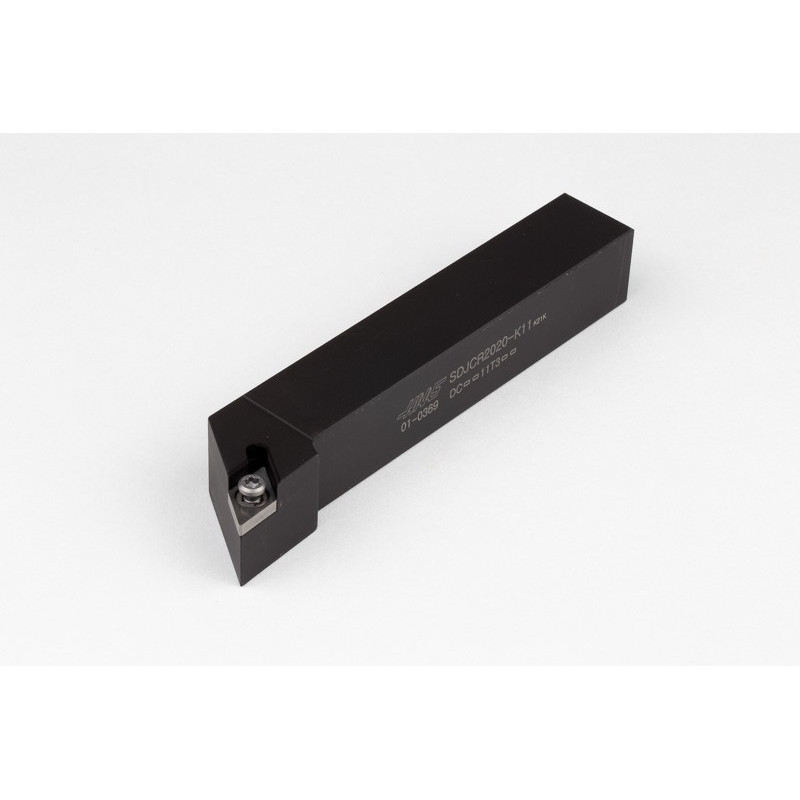 SDJCR2020-K11, 20mm Square Steel Shank External (OD) Turning Tool, Right-Hand, Screw-Lock