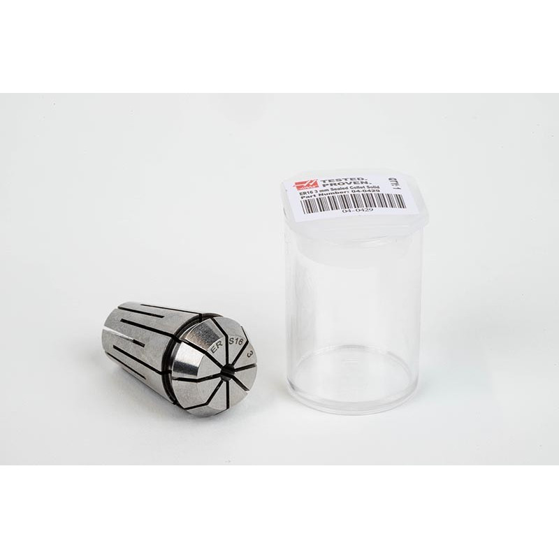 ER16 3mm Straight-Bore Sealed Collet