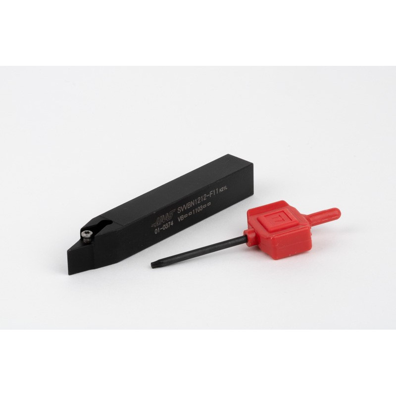 SVVBN1212-F11, 12mm Square Steel Shank External (OD) Turning Tool, Neutral, Screw-Lock