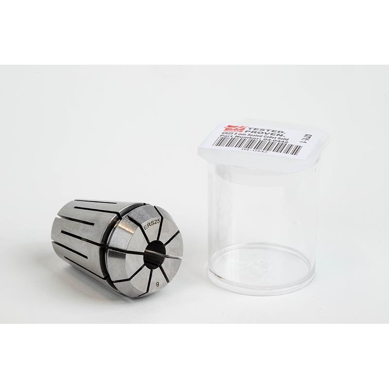 ER25 8mm Straight-Bore Sealed Collet