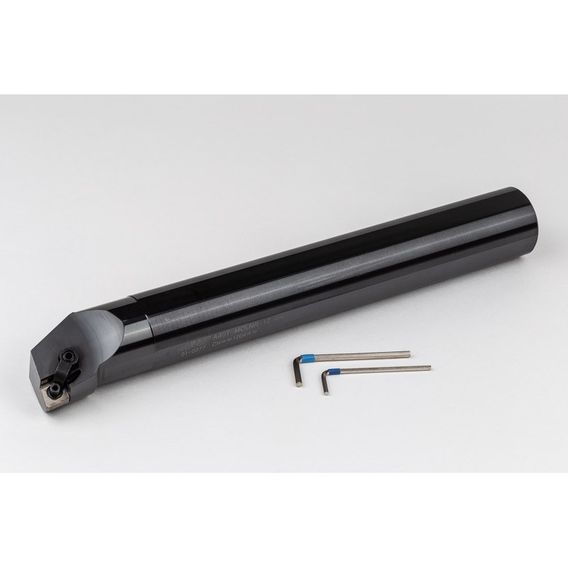 A40T-MCLNR-12, 40mm Ø Steel Shank Internal (ID) Boring Bar, Right-Hand, Multi-Lock, Through-Tool Coolant