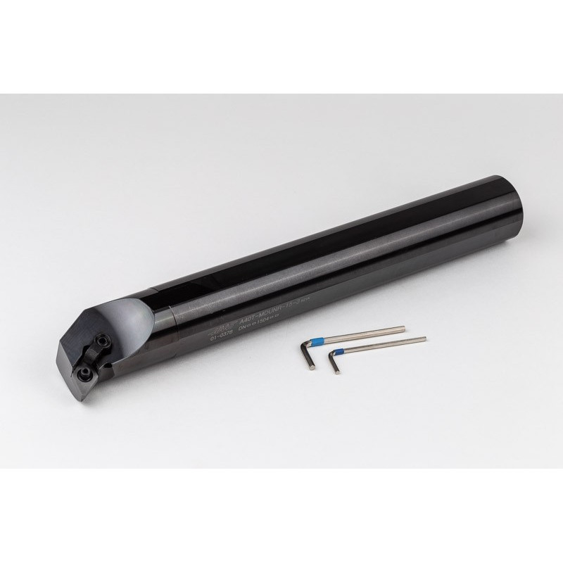 A40T-MDUNR-15-3, 40mm Ø Steel Shank Internal (ID) Boring Bar, Right-Hand, Multi-Lock, Through-Tool Coolant