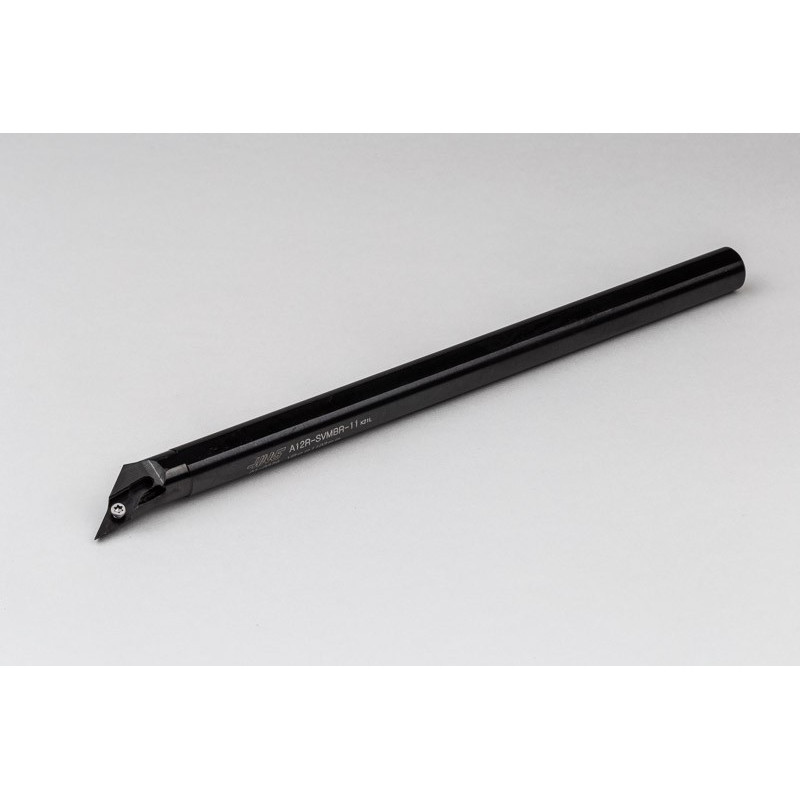A12R-SVMBR-11, 12mm Ø Steel Shank Internal (ID) Boring Bar, Right-Hand, Screw-Lock, Through-Tool Coolant