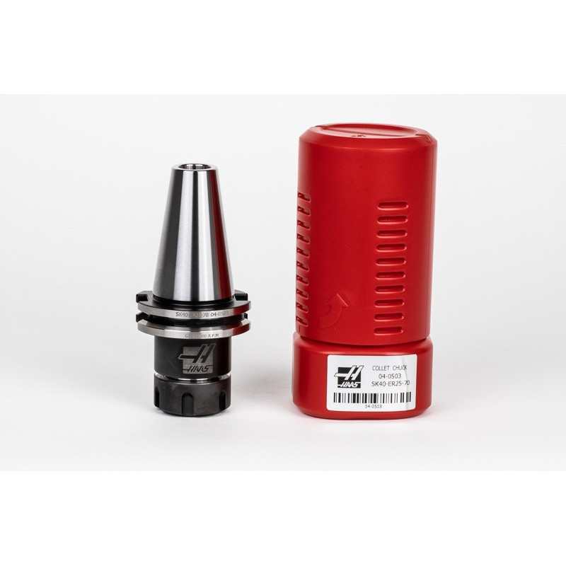 SK40/DIN ER25 Collet Chuck x 70mm Gage Length, TSC