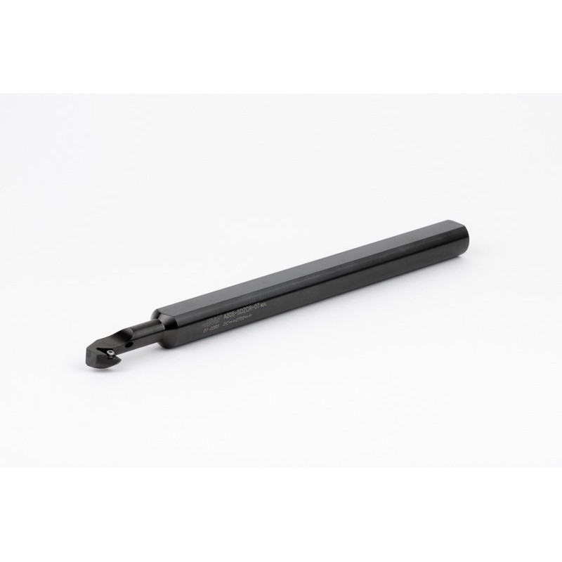 A20S-SDZCR-07, 20mm Ø Steel Shank Internal (ID) Boring Bar, Right-Hand, Screw-Lock, Through-Tool Coolant