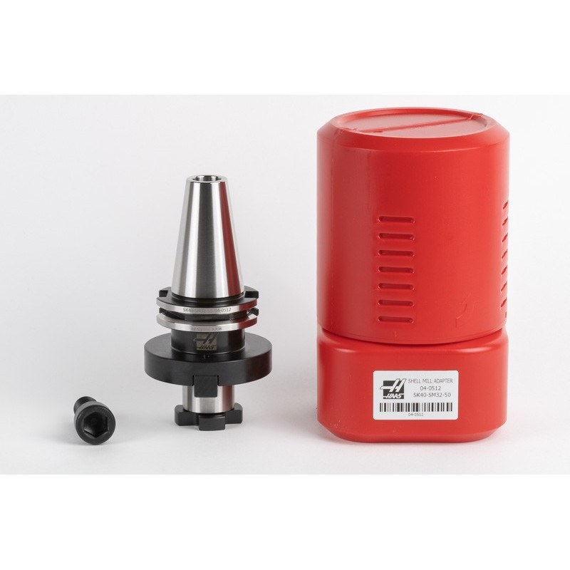 SK40/DIN Shell Mill Holder, 32mm Pilot Diameter x 50mm Gage Length, TSC