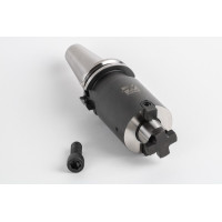 SK40/DIN Shell Mill Holder, 27mm Pilot Diameter x 100mm Gage Length, TSC