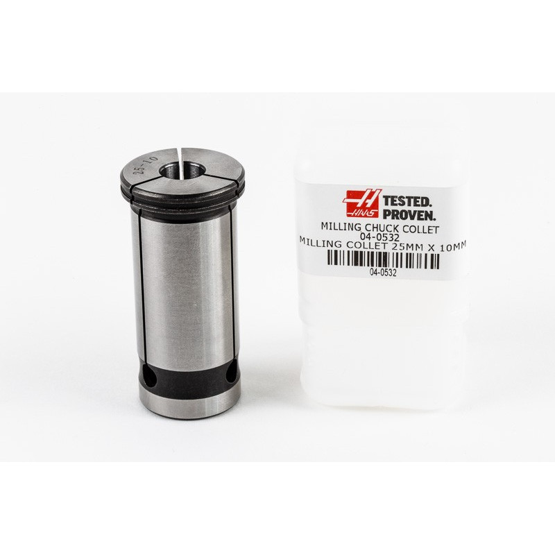 Фрезерна цанга SK40/DIN/BT40, діаметр отвору 10 мм x зовнішній діаметр 25 мм