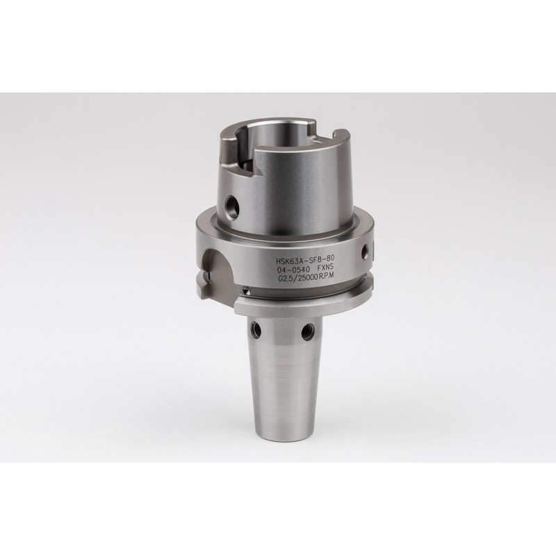 HSK63A 8mm Shrink Fit Holder x 80mm Gage Length, TSC