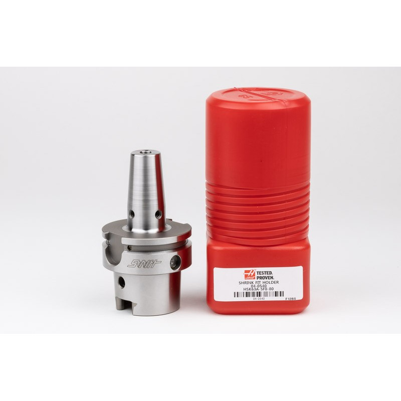 HSK63A 8mm Shrink Fit Holder x 80mm Gage Length, TSC