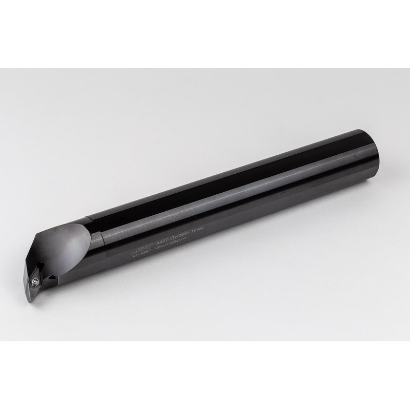 A40T-SVQBR-16, 40mm Ø Steel Shank Internal (ID) Boring Bar, Right-Hand, Screw-Lock, Through-Tool Coolant