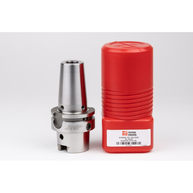 HSK63A 18mm Shrink Fit Holder x 95mm Gage Length, TSC
