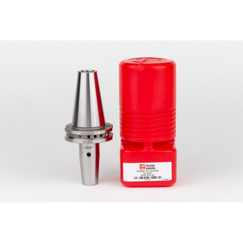 SK40/DIN 6mm Shrink Fit Holder x 80mm Gage Length, TSC