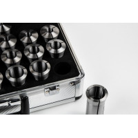 26-Piece, 5C Smooth Round Collet Kit, 3mm to 28mm