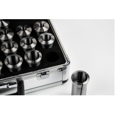 26-Piece, 5C Smooth Round Collet Kit, 3mm to 28mm