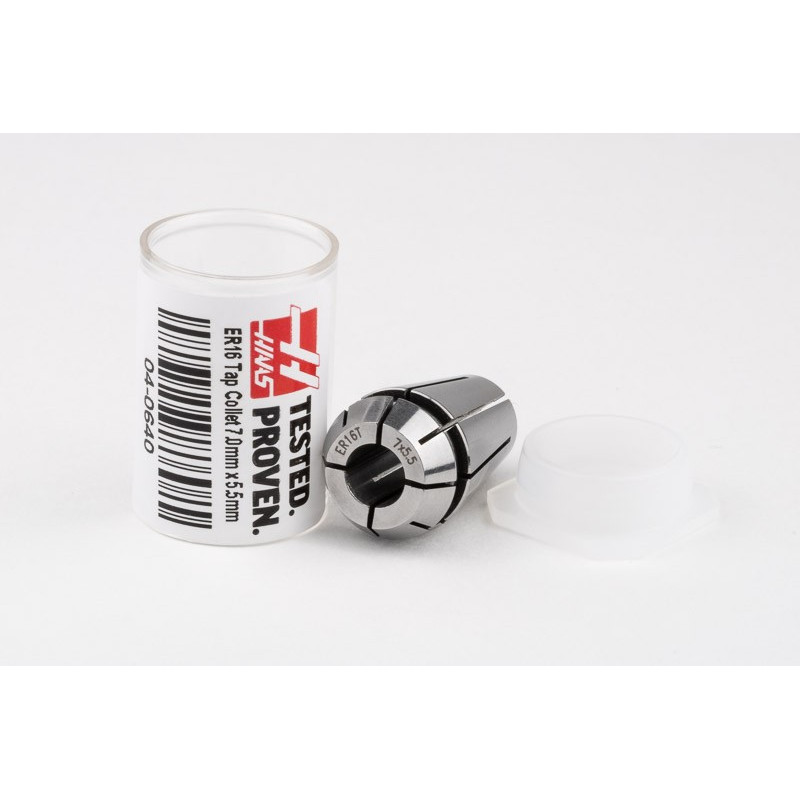 ER16 M7 - M10 Tap Collet, 7mm Bore Diameter x 5.5mm Square